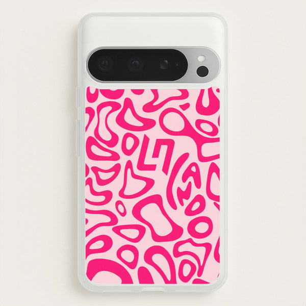 Lando Norris Hemlet Pattern - Pink Phone Case - Google Pixel 9 Pro XL / Standard
