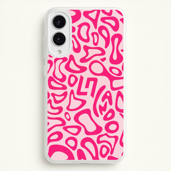 Lando Norris Hemlet Pattern - Pink Phone Case - Galaxy S25 Edge / Standard