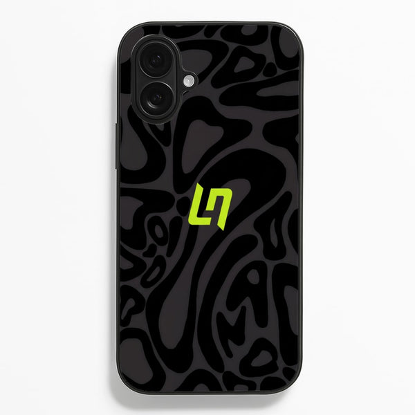 Lando Norris Helmet Pattern - Black Phone Case - iPhone 17 / Standard