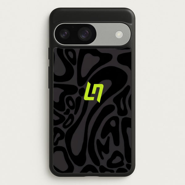 Lando Norris Helmet Pattern - Black Phone Case - Google Pixel 9 / 9 Pro / Standard