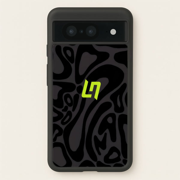 Lando Norris Helmet Pattern - Black Phone Case - Google Pixel 8 / Standard