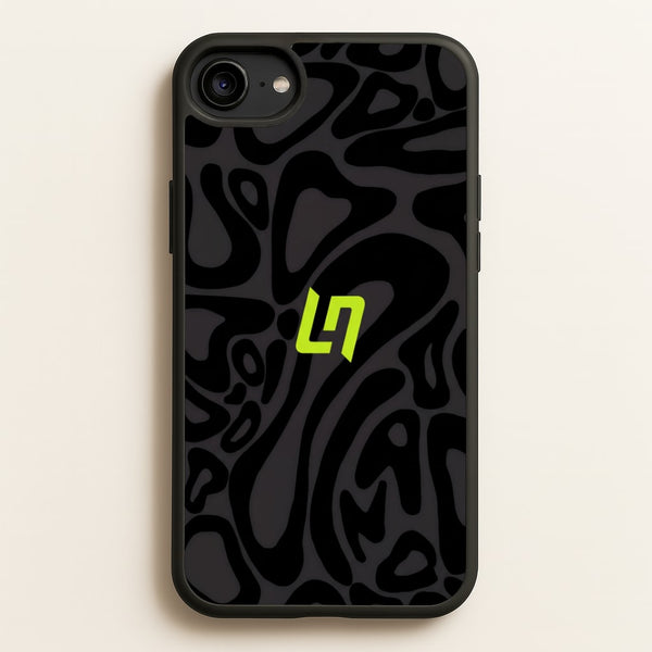 Lando Norris Helmet Pattern - Black Phone Case - iPhone 6 / 7 / 8 / SE / Standard