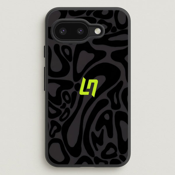 Lando Norris Helmet Pattern - Black Phone Case - Google Pixel 9a / Standard