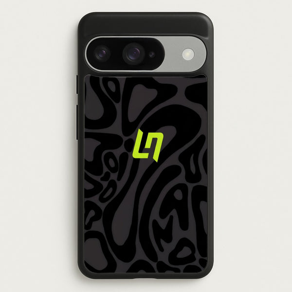 Lando Norris Helmet Pattern - Black Phone Case - Google Pixel 10 / 10 Pro / Standard