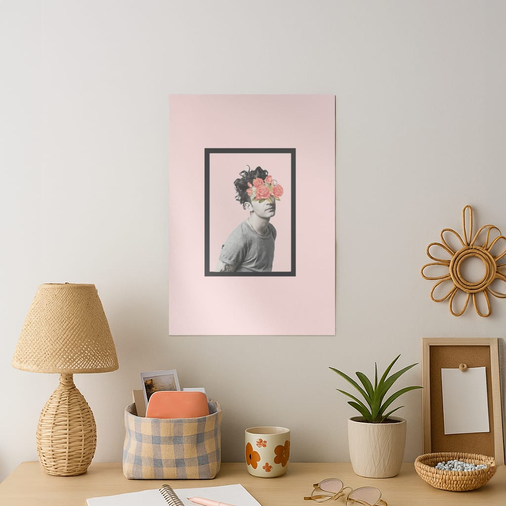 Matt - 1975 Flower Cencored Art Print