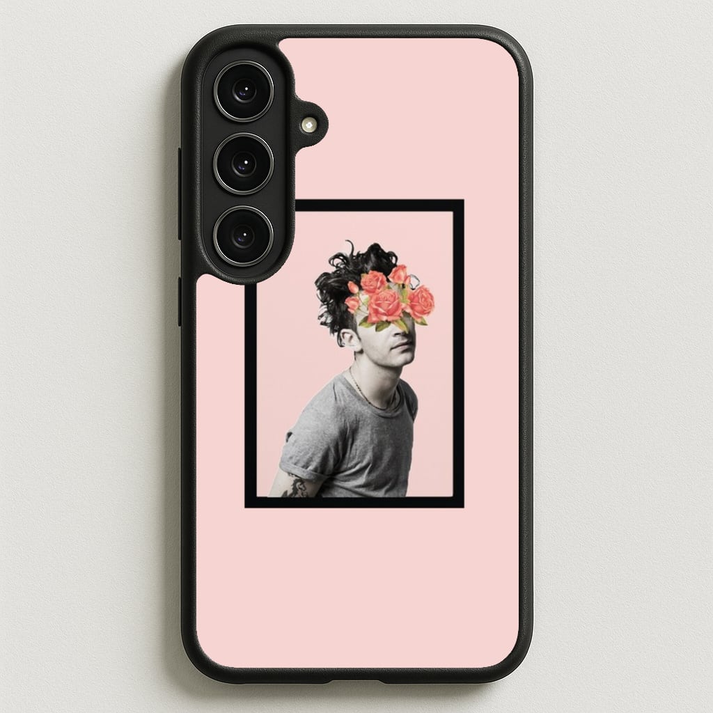 Matt - 1975 Flower Cencored Phone Case for Galaxy S25FE