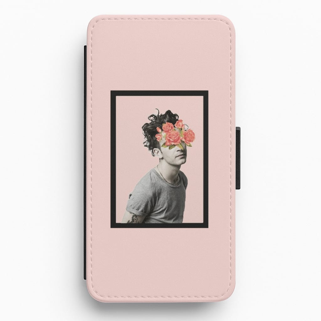 Matt - 1975 Flower Cencored Flip / Wallet Phone Case