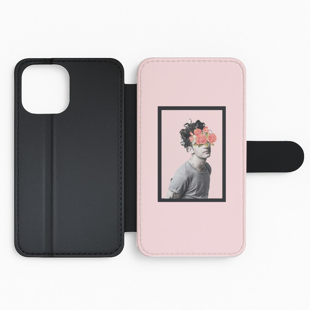 Matt - 1975 Flower Cencored Flip Phone Case