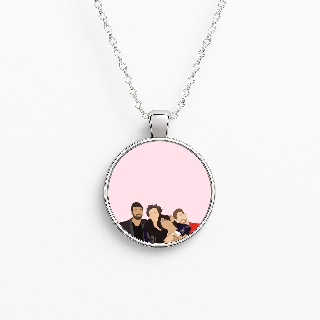 1975 Band  Circle Necklace