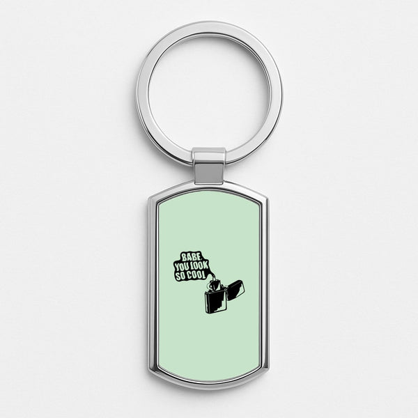 Babe, You Look So Cool - 1975 Silver Keyring