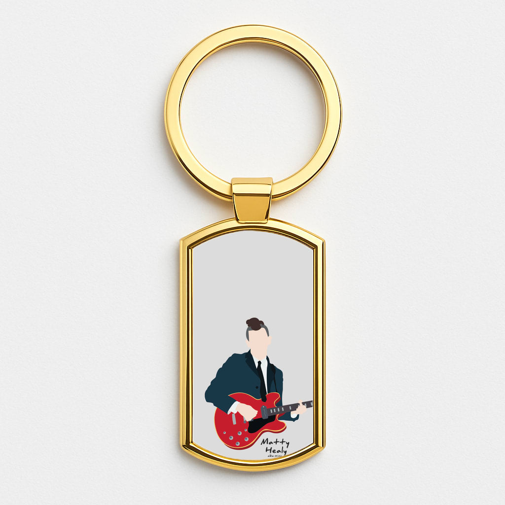 Matt Healy - The 1975 Gold Keyring