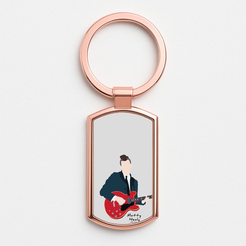 Matt Healy - The 1975 Rose Gold Keyring