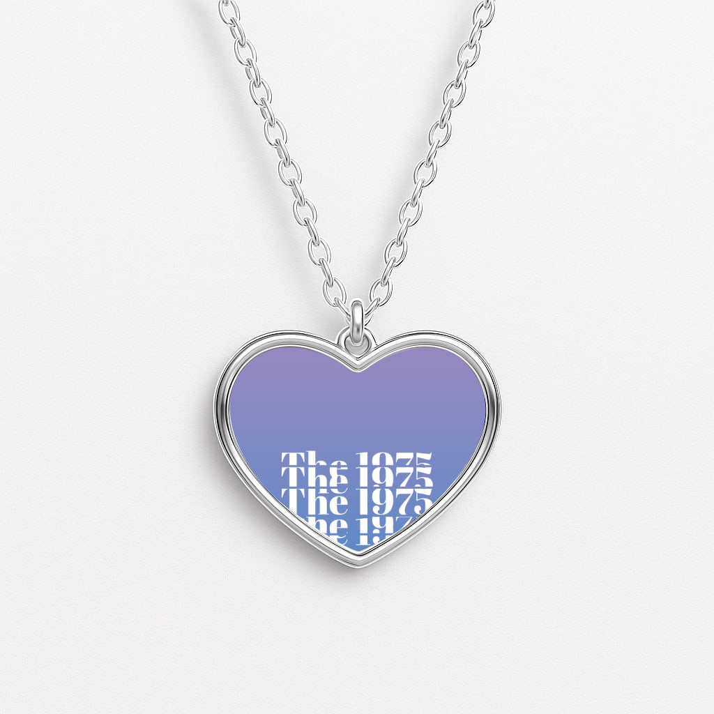 Title - The 1975 Heart Necklace