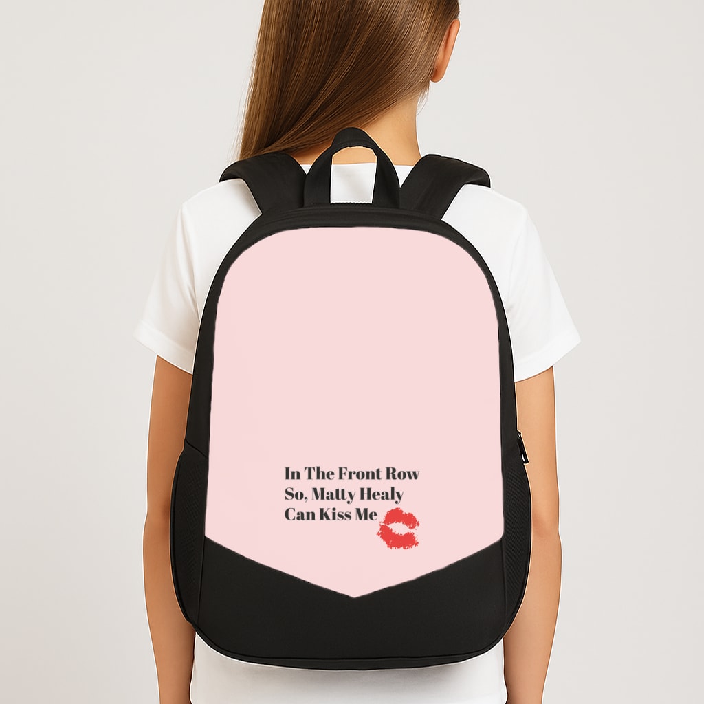 In The Front Row So, Matt Healy Can Kiss Me - The 1975 Backpack