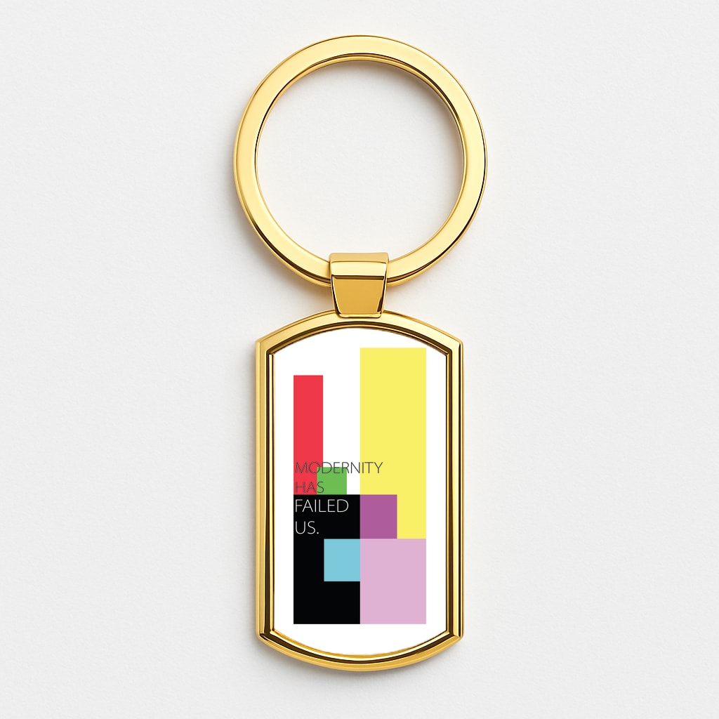 Modernity Has Failed Us - The 1975 Gold Keyring