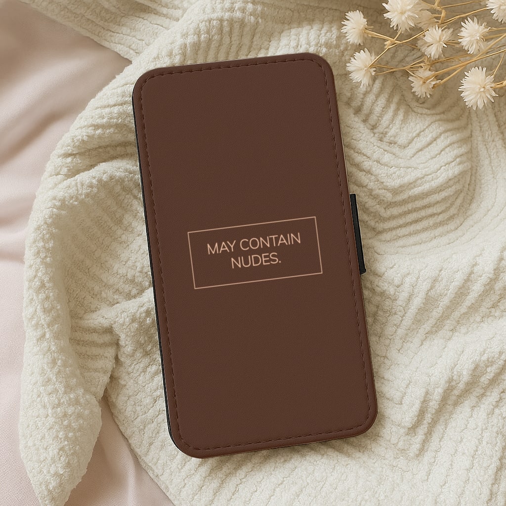 May Contain Nudes Wallet Phone Case