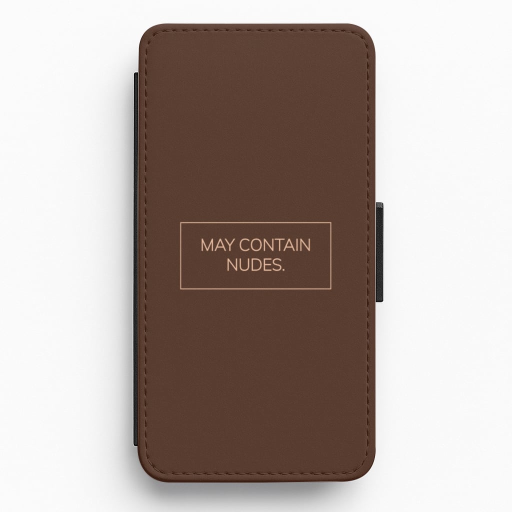 May Contain Nudes Flip / Wallet Phone Case