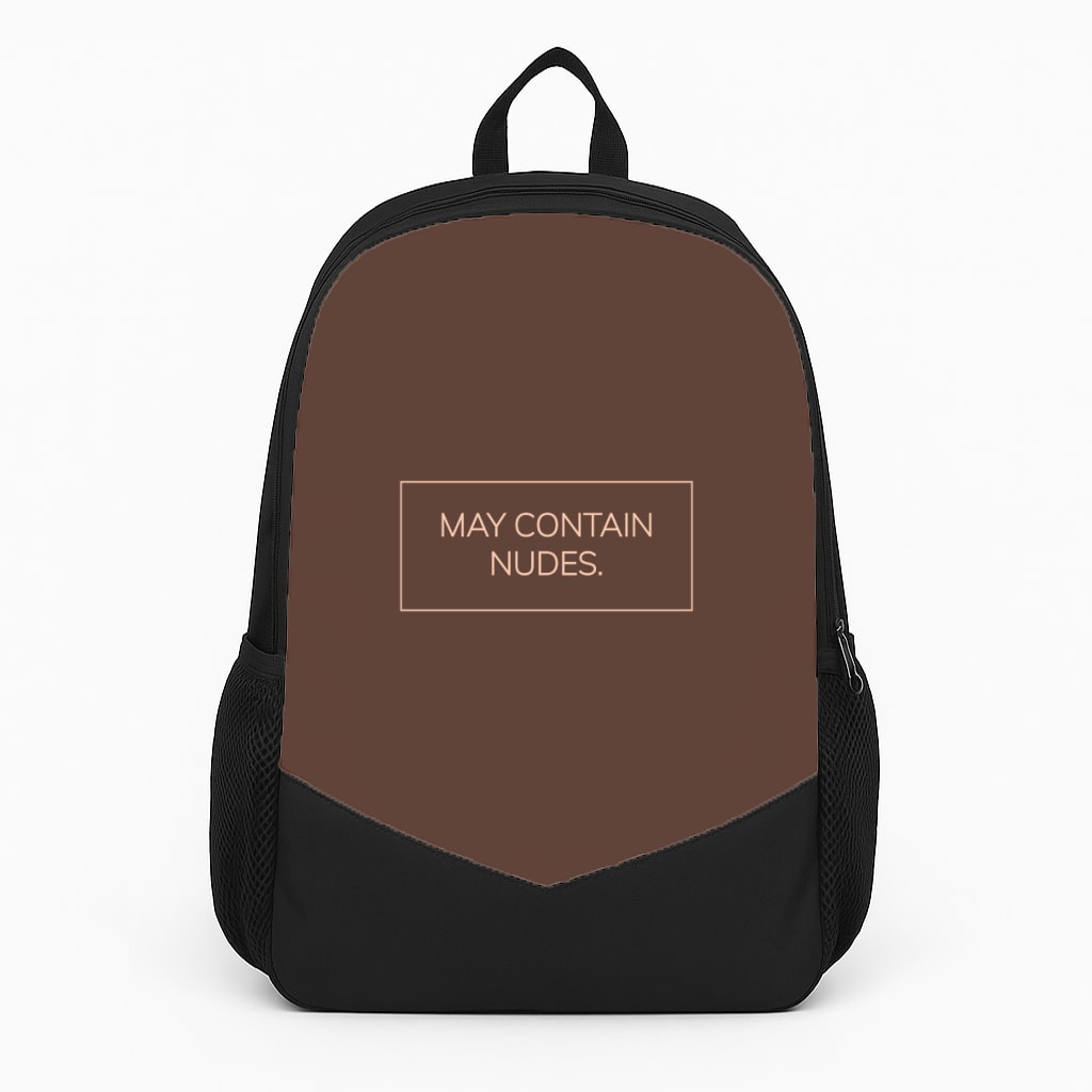 May Contain Nudes Large Backpack
