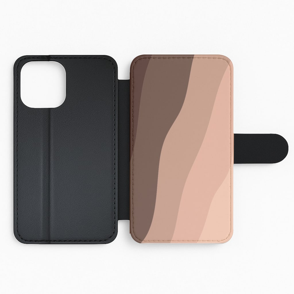 multi abstract nude Flip Phone Case