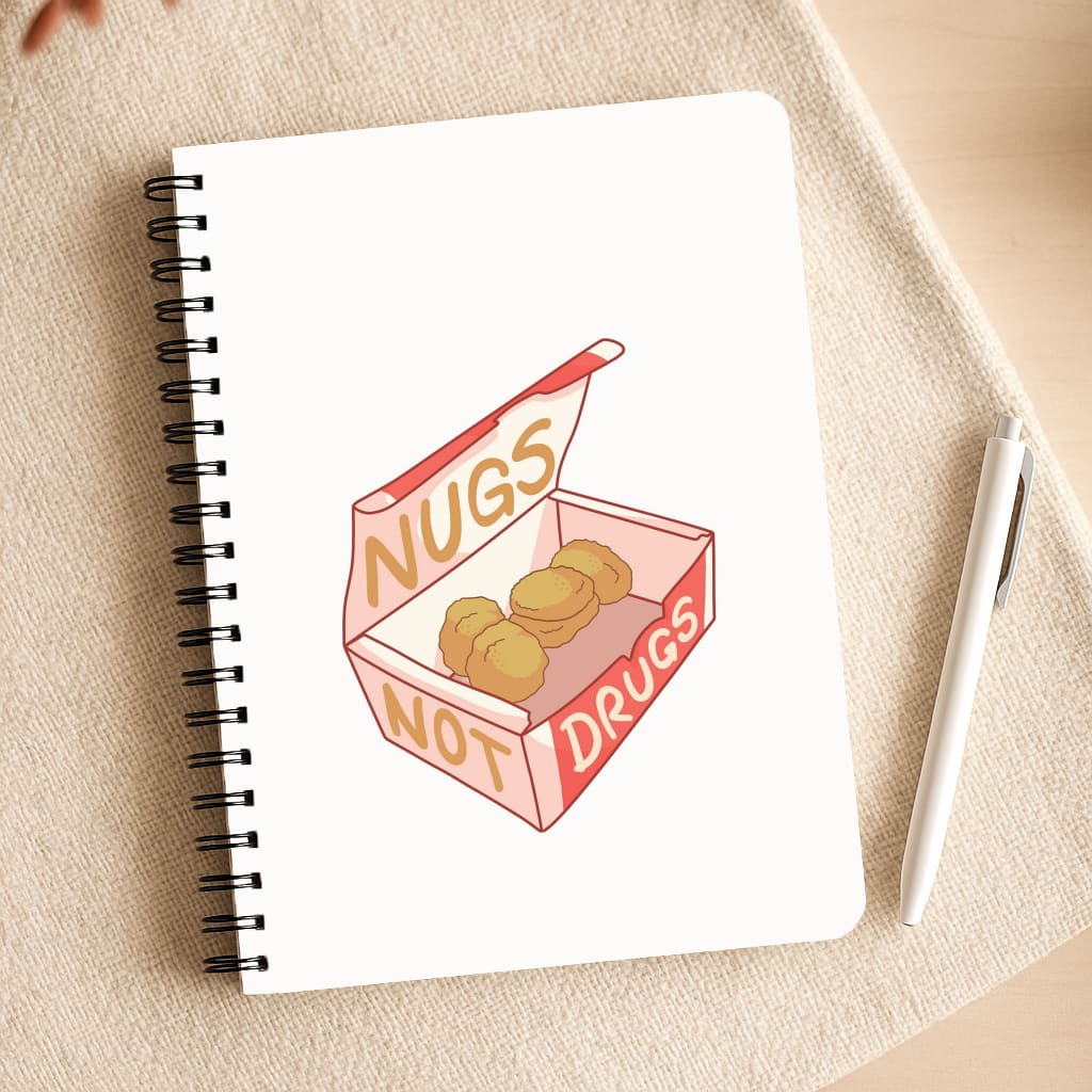 Nugs not Drugs Tumblr Style Notepad