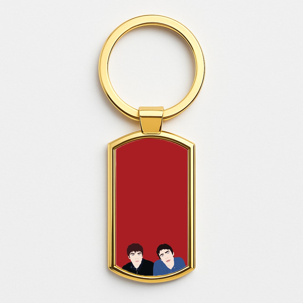 The Gallaghers Gold Keyring
