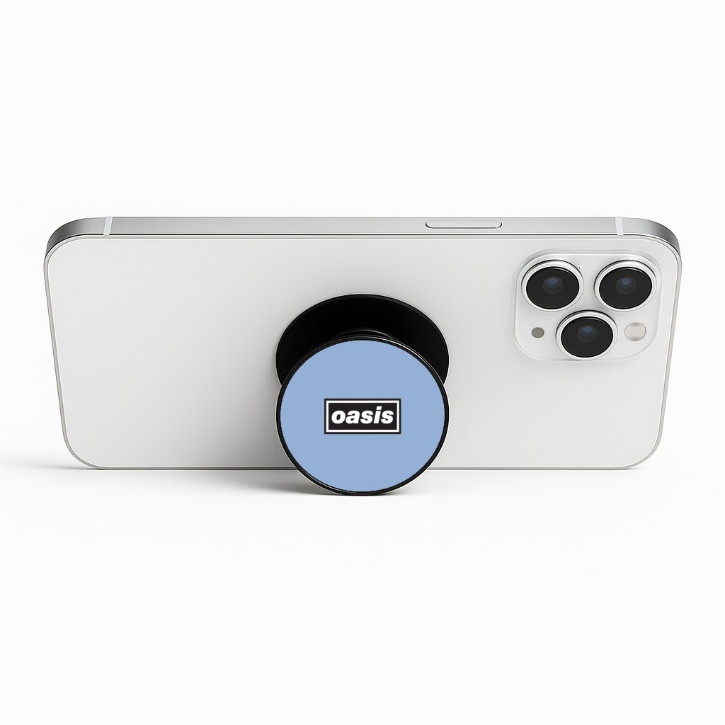 Band Name Blue Phone Stand