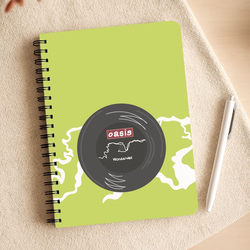 Wonderwall Record Notepad