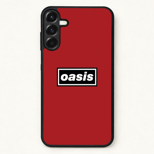 Band Name Red Phone Case for Galaxy A57