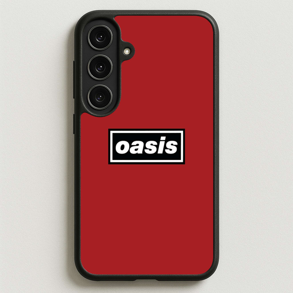 Band Name Red Phone Case for Galaxy S25FE