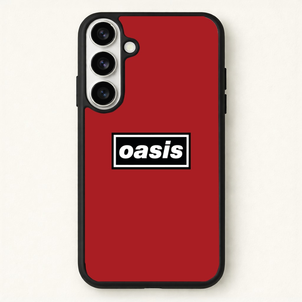 Band Name Red Phone Case for Galaxy S26 Plus
