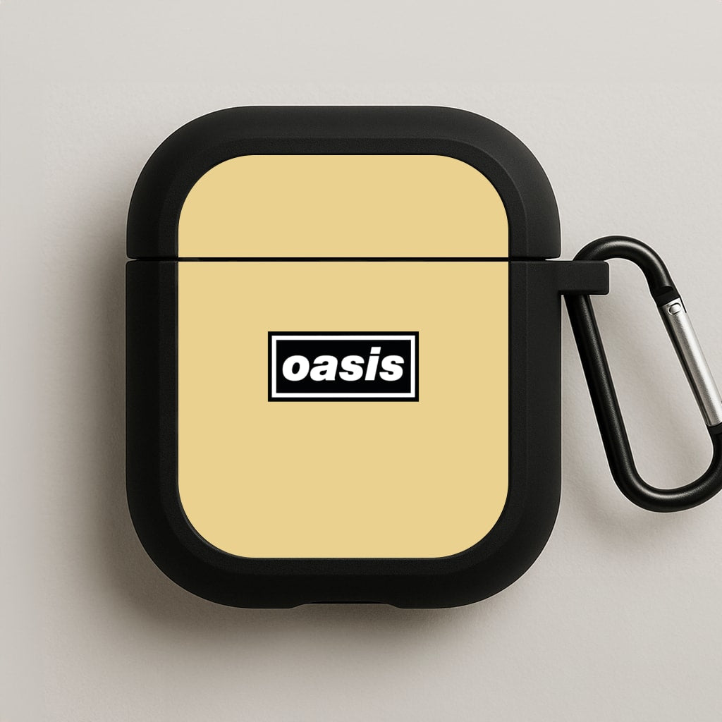 Band Name Yellow AirPods Case