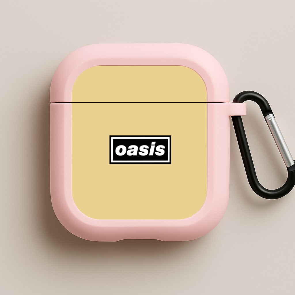 Band Name Yellow Pink AirPods Case