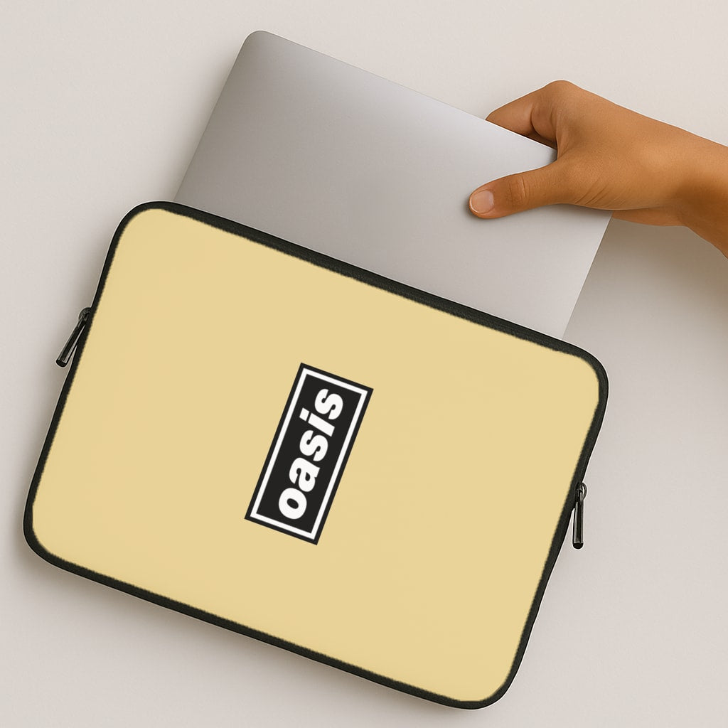 Band Name Yellow MacBook Case