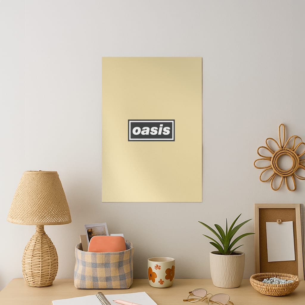 Band Name Yellow Art Print