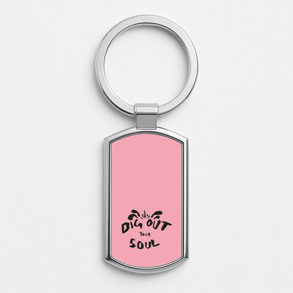 Dig Out Your Soul Silver Keyring