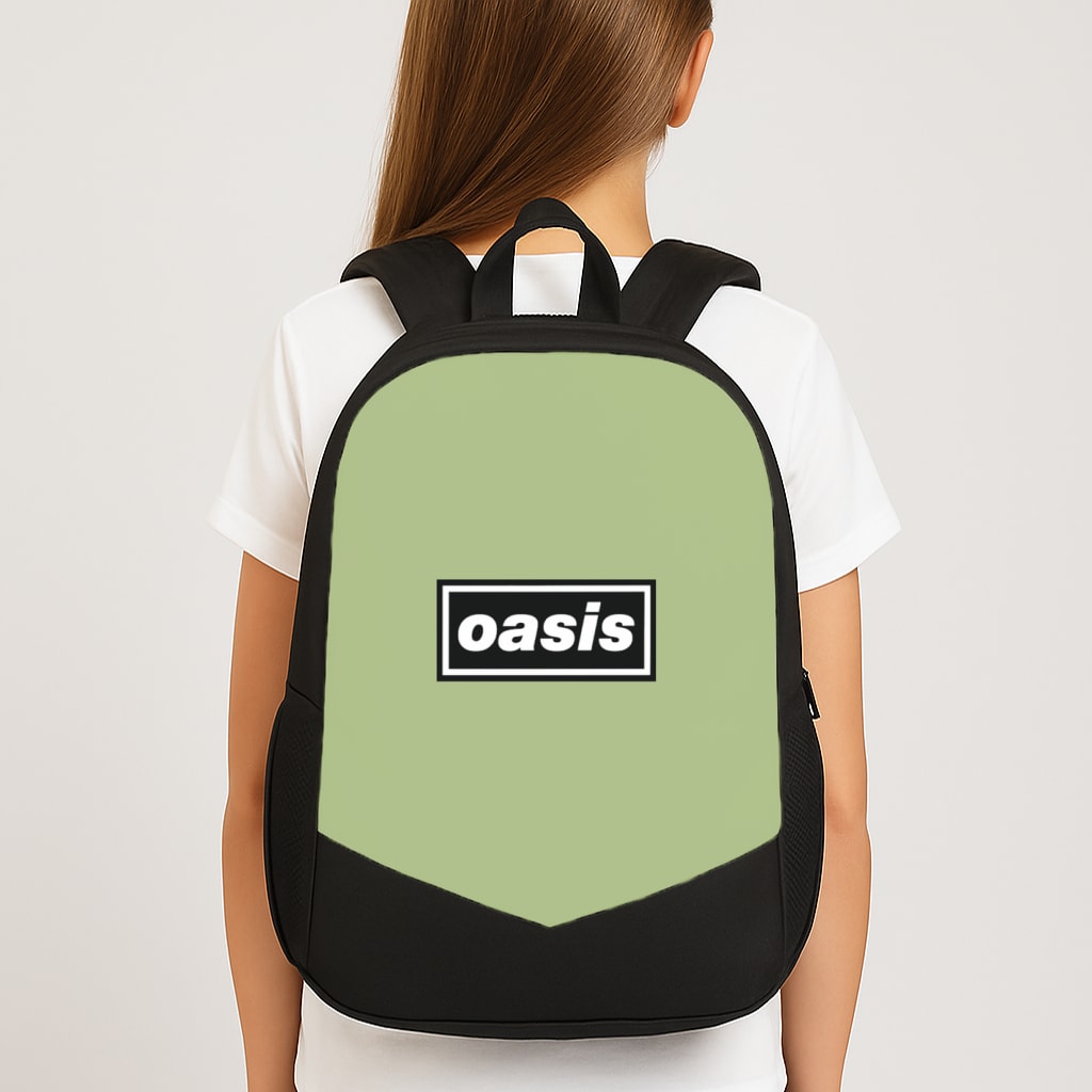Band Name Green School Bag