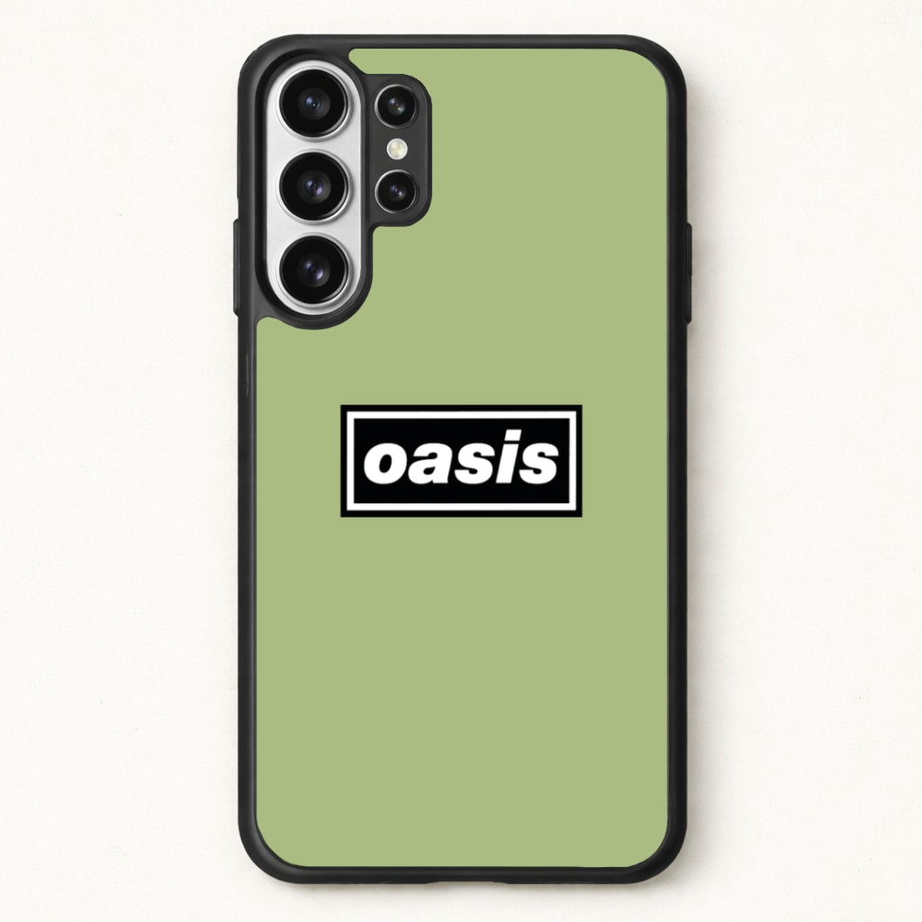 Band Name Green Phone Case for Galaxy S26 Ultra