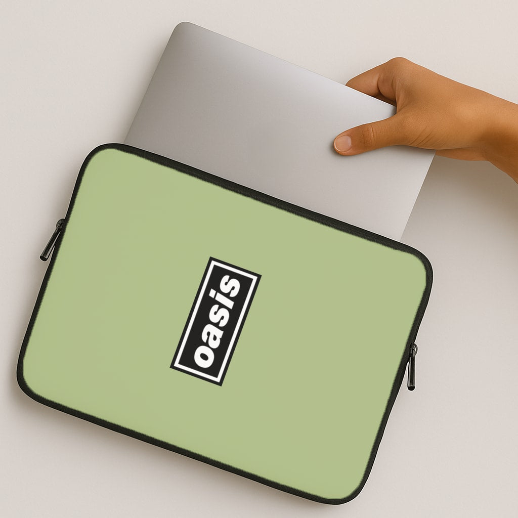Band Name Green MacBook Case