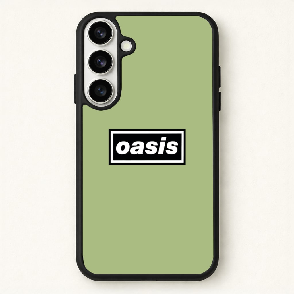 Band Name Green Phone Case for Galaxy S26