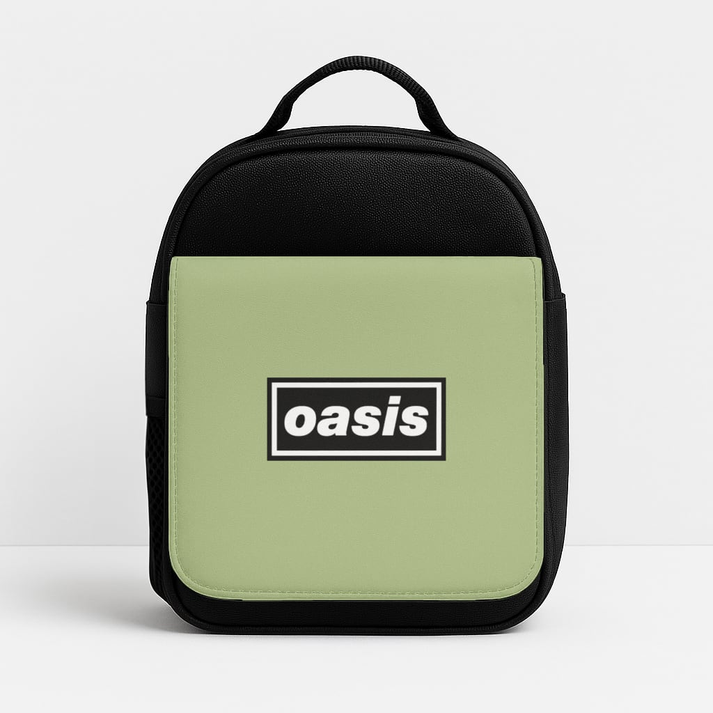 Band Name Green Insulated Lunchbox