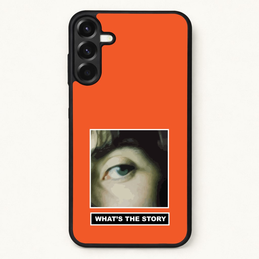 What's The Story Orange Phone Case for Galaxy A57