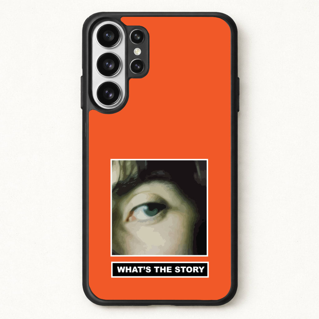 What's The Story Orange Phone Case for Galaxy S26 Ultra