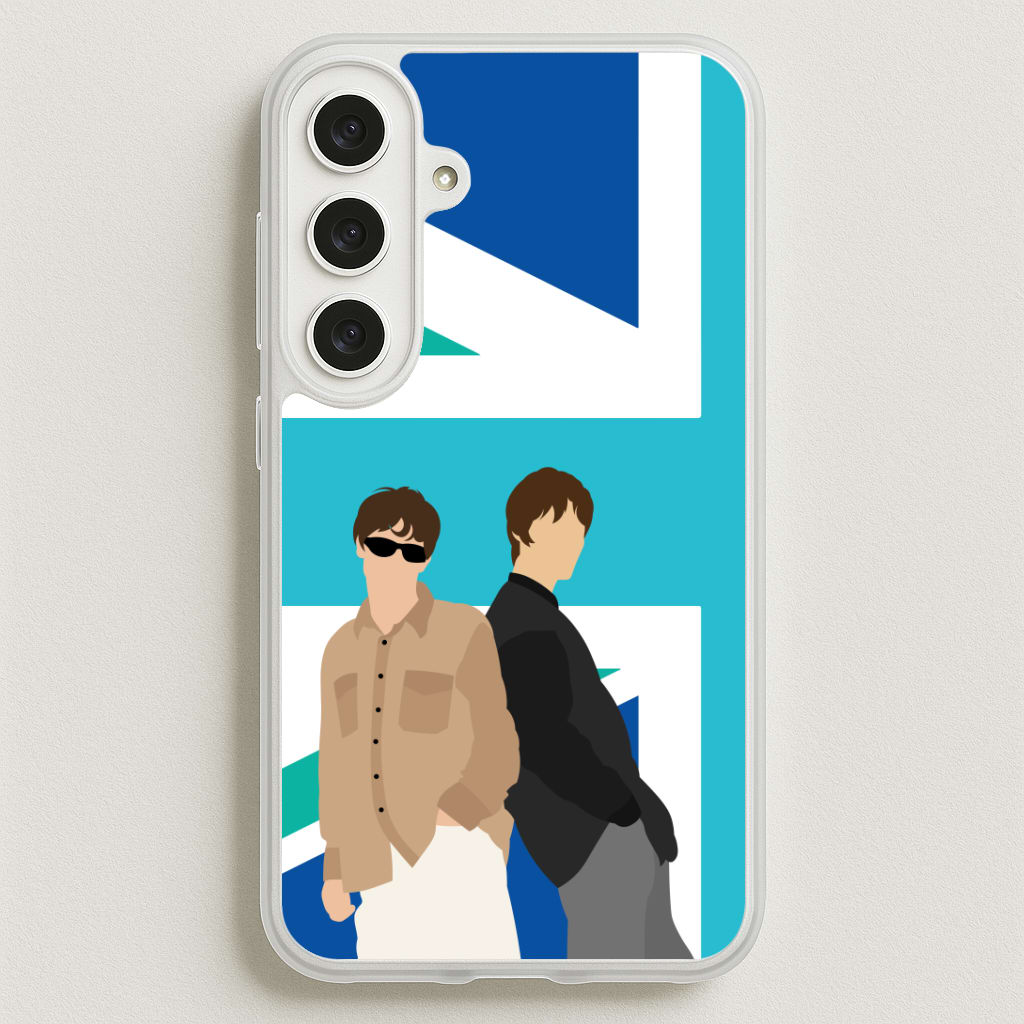 British Flag Band Members Phone Case for Galaxy S25FE