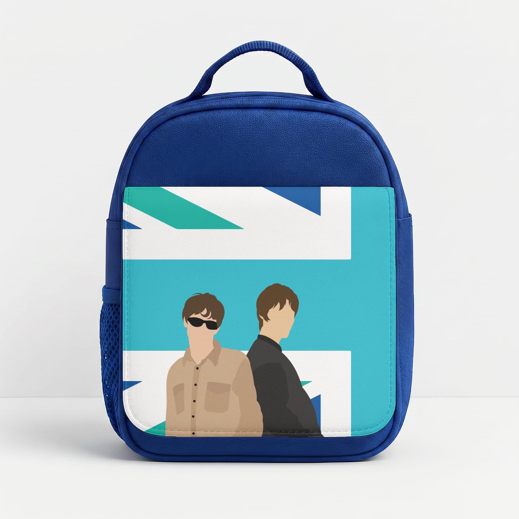 British Flag Band Members Lunchbox - Blue