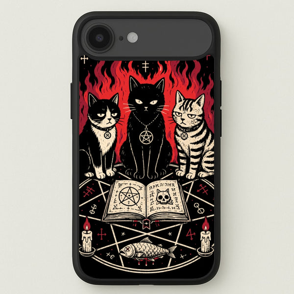 Occult Cat Coven Phone Case - iPhone 17 Air / Standard