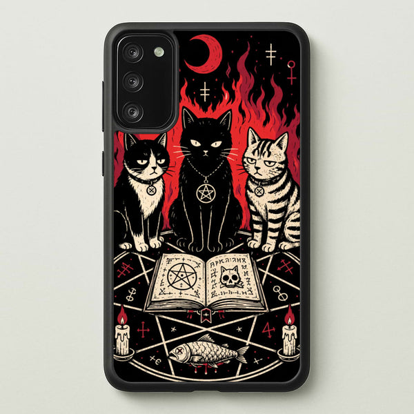 Occult Cat Coven Phone Case - Galaxy S20 / Standard
