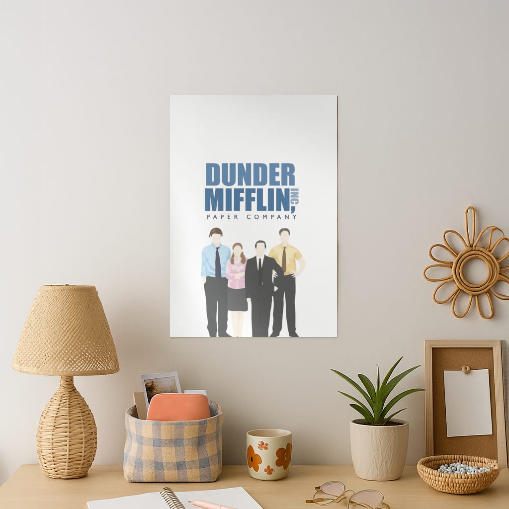 Office Cartoon - Dunder Mifflin Art Print