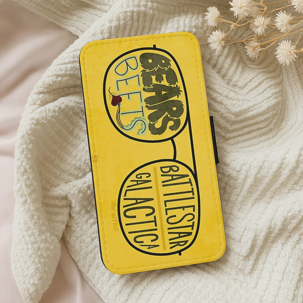 Bear, Beets, Battlestar Galactica Wallet Phone Case