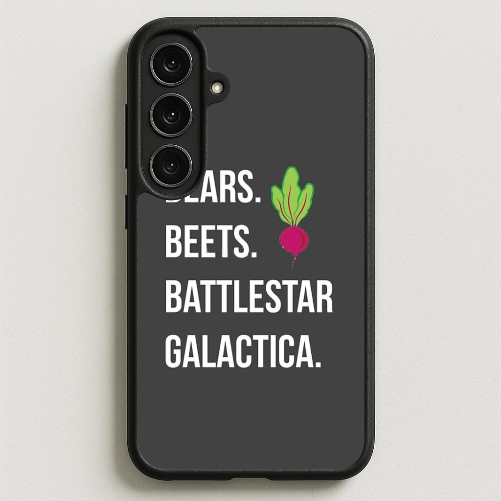 Bears. Beets. Battlestar Galactica Illustration Phone Case for Galaxy S25FE