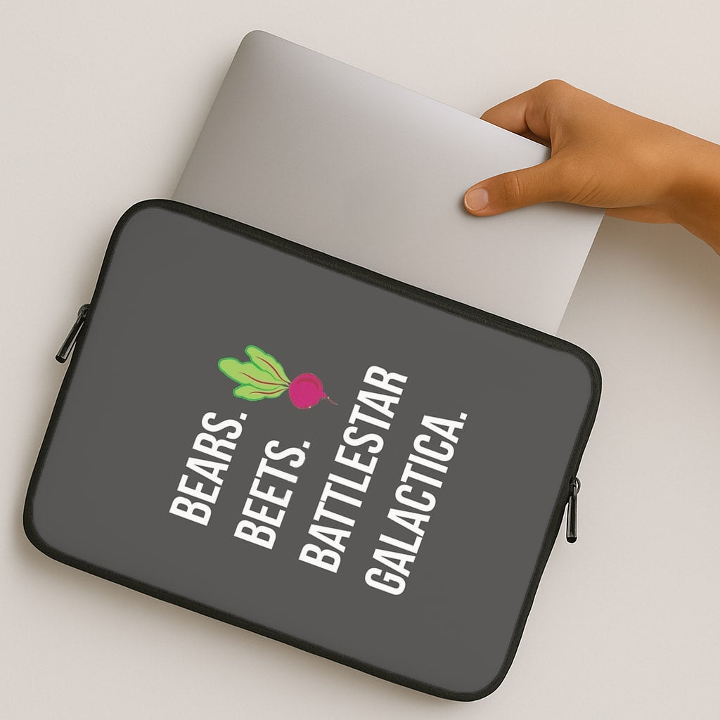 Bears. Beets. Battlestar Galactica Illustration MacBook Case
